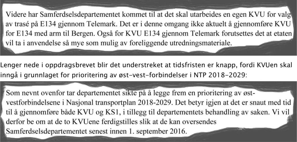 Mandatet for KVU Gvammen Vågsli er gitt i brev datert 19.04.2016.