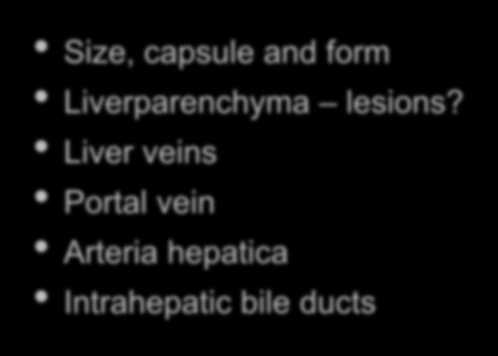 Ultrasound of the Liver