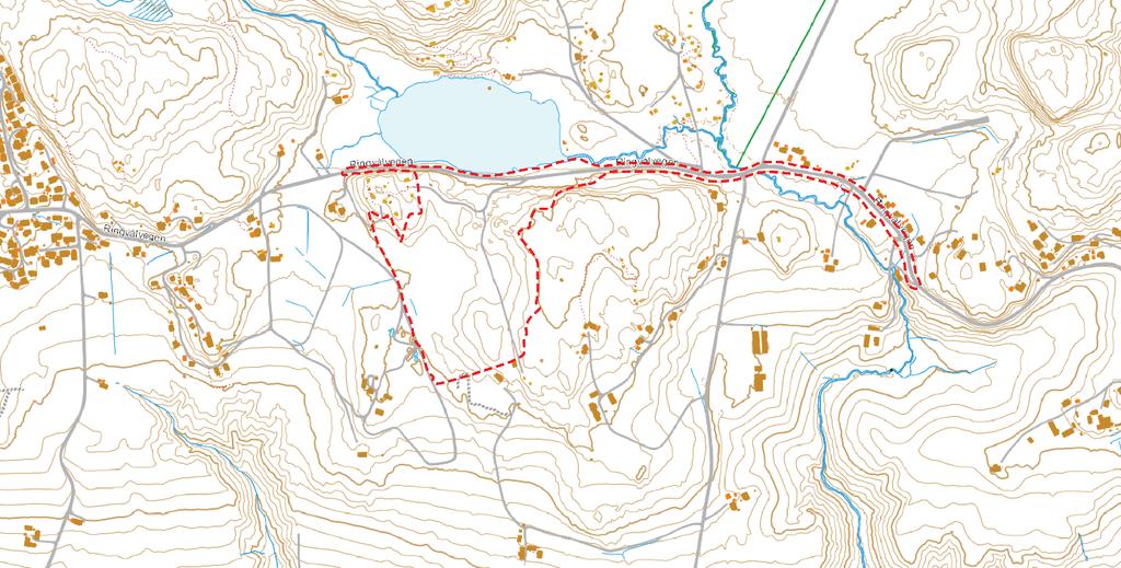 2 Bakgrunn 2.1 Planområdet ROS-analyse Skjefstad Vestre og Benberg Figur 1 Planområdets lokalisering Planområdet ligger ved Ringvålvegen sør for Hestsjøen vest for Heimdal sentrum.