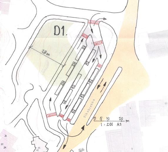 29 5.2 Anbefaling/rangering Alternativ D1 Fv544 grøntarealet Selve terminalen er en god løsning for passasjerer og busser. Oversiktlig og enkel overgang buss buss.