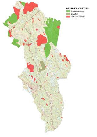 1.1 Et stort og skogfylt fylke Hedmark er det største i fylket i Sør-Norge med et areal på 27 388 km2. Fylkets areal utgjør 7,1% av hele Norge.