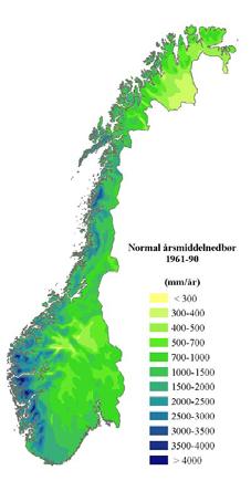 1.2 Klimaet i Hedmark Klimaet i Hedmark har typisk innlandspreg, dvs. lite vind, moderat nedbør, lav luftfuktighet, og stor daglig og årlig temperaturforskjell.