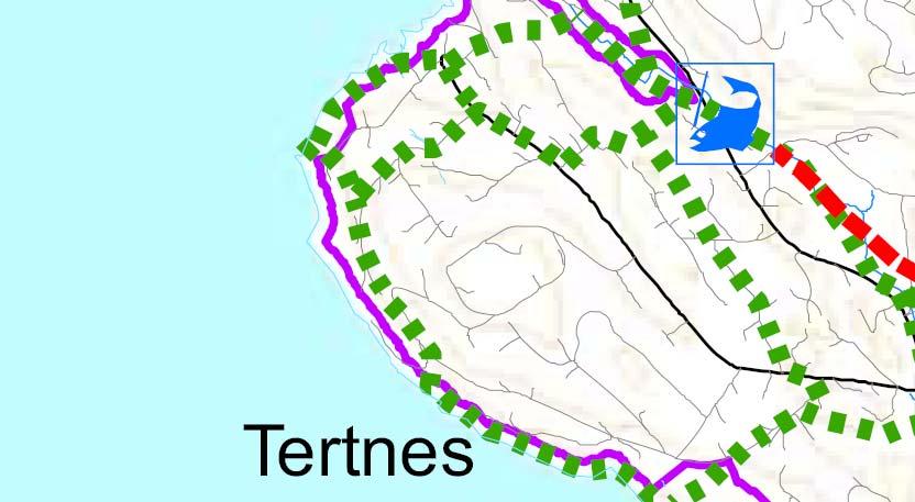 Figur 12 viser at planområdet ligger ved det som er tenkt som etablerings av en grønn korridor (vurdert som behov).