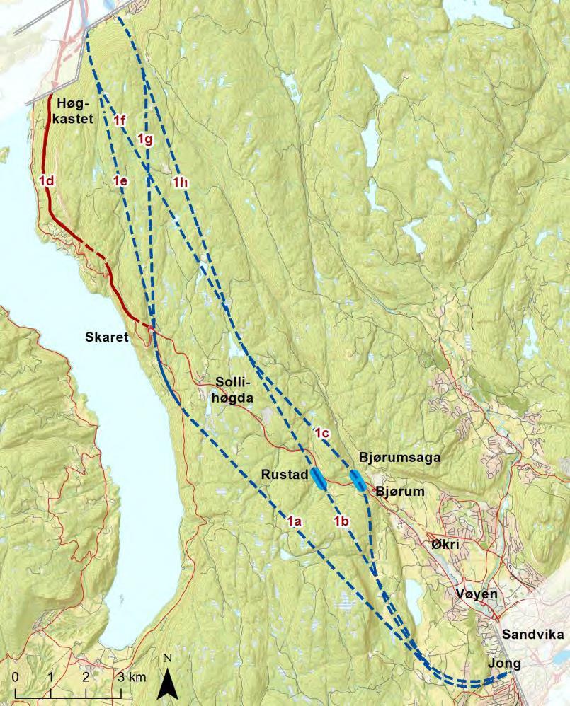 5 av 32 2 JERNBANETEKNISKE FORHOLD OG KOSTNADER 2.