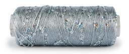 50 gram = ca 350 meter Vaskeanvisning: Følg vaskeanvisningen til garnet Bling strikkes sammen med.