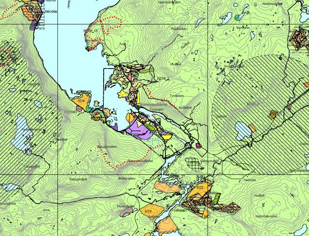 Til høgre utsnitt av