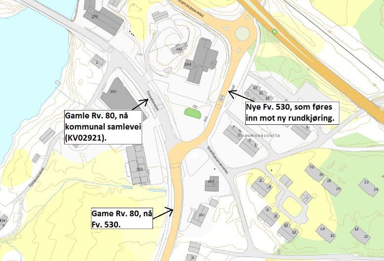 elever ved Valnesfjord skole kan bli mer trafikksikker. Situasjonsbeskrivelse Statens vegvesen har bygget om en del av Rv. 80 mellom Røvik og Strømsnes, og veien som var Rv.