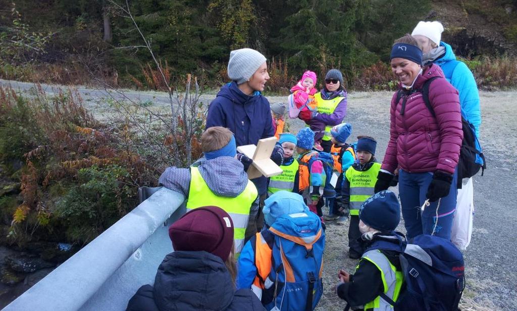 De hadde planlagt noen aktiviteter ute i naturen i nærmiljøet som de