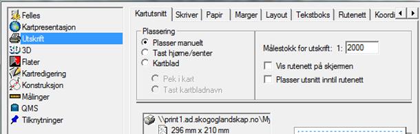 Hak av for N5 Raster 1. gangsutgivelse (dette er gammel ØK). Kartlag Metadata viser når ØK er laget / ajourført.