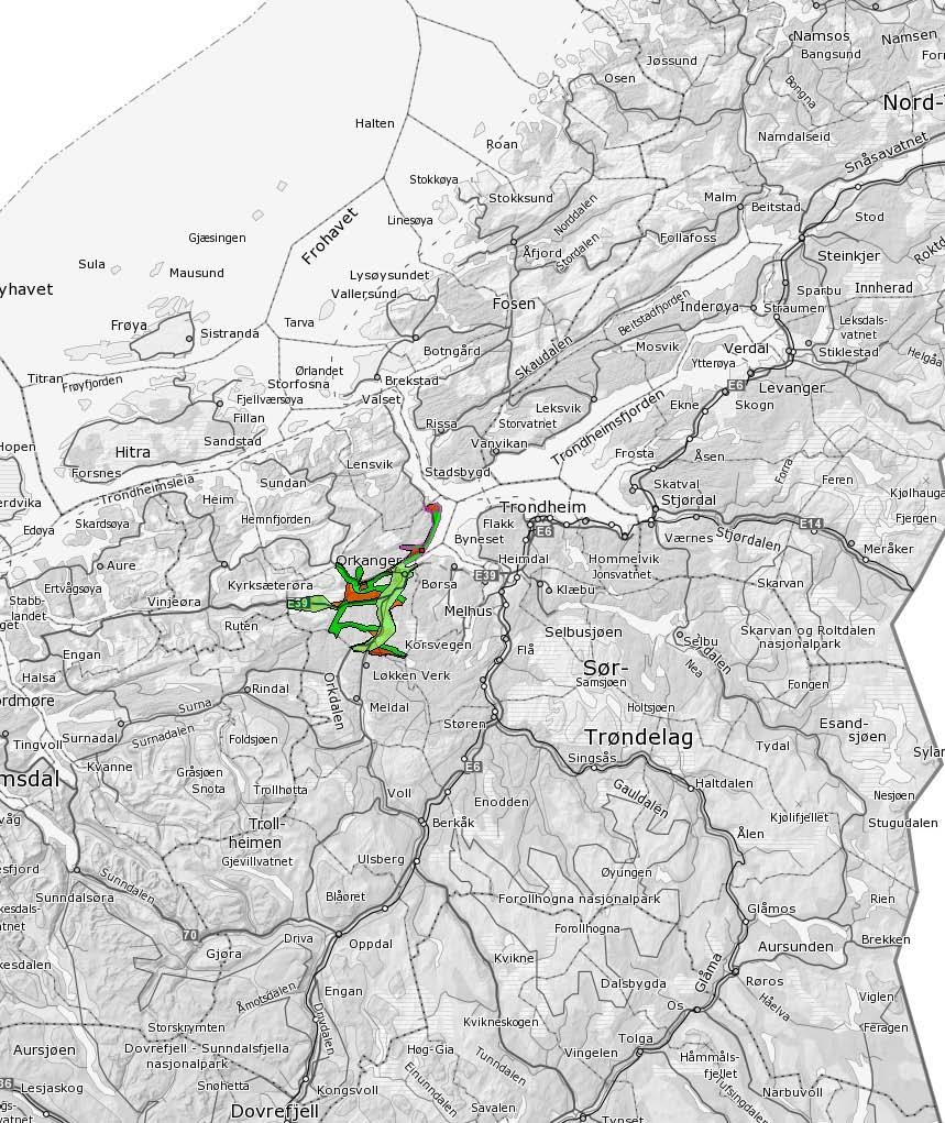 Nye prosjekt med oppstart i 2013 Orkdal 2013: Ajourføring