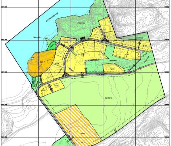 Gjeldende kommuneplan og reguleringsplan Kommuneplanens arealdel (KPA) 2013-2025 og kommunedelplan, viser i plankart til at detaljreguleringsplan Rabben 2 (plan