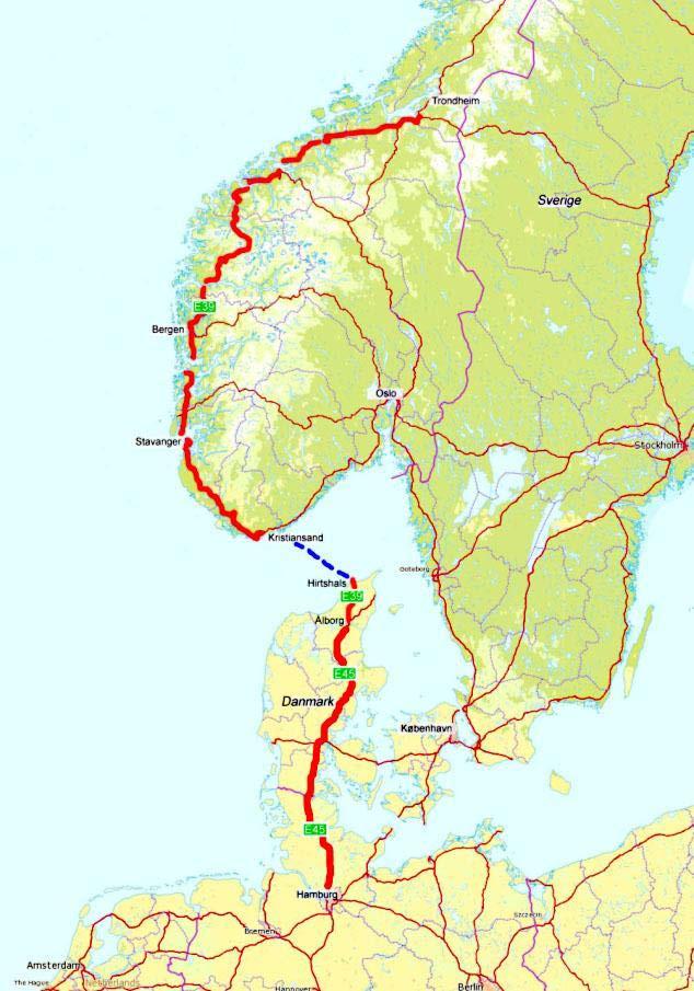 Fergefri E39 som tema for kongressen Bruke E39 som case 2 Prosjekt til 120 milliarder NOK Ny teknologi for nye løsninger Vil