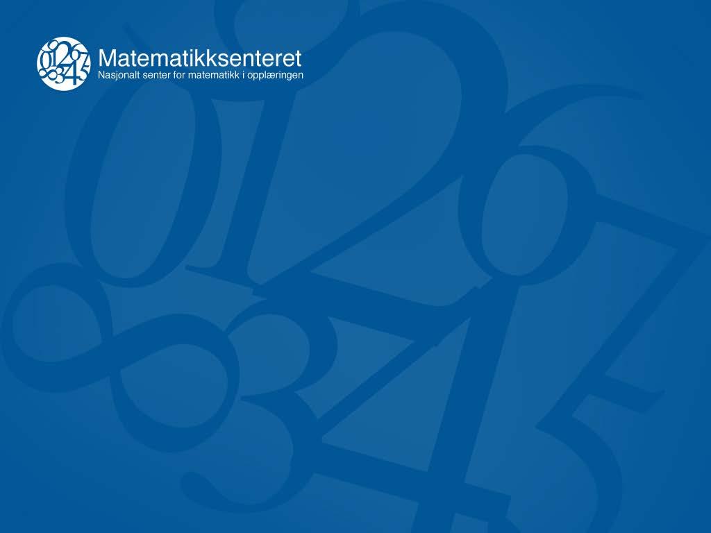 Matematikk-tiltak Fra vanske til mestring med