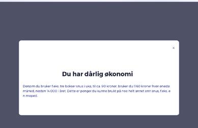 Leksjon 3 Side 4 av 5 OPPGAVE 3.3: TIL DEN SISTE MANN FALLER Det kan være helt tilfeldig hvem, hvordan og når en snus gjør skade. I dette spillet er det om å gjøre å være med lengst.