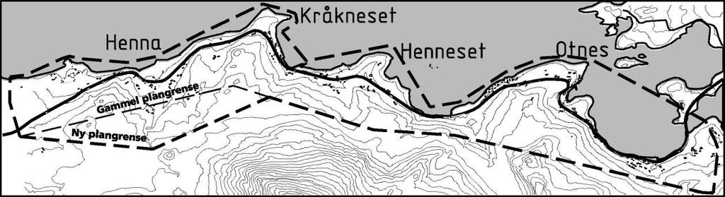 3.2 Planområde Planområdet strekker seg fra brua mellom Kjøløya og fastlandet ved