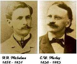 Michelson Morley eksperiment 1887 påvise effekten av jordens bevegelse gjennom eteren C A B