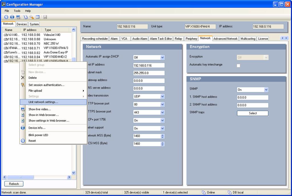 VIP X1600 XFM4 Konfigurasjon no 10 5 Konfigurasjon 5.1 Tildele en IP-adresse Installer programmet Configuration Manager fra produkt- CDen hvis du ikke allerede har gjort det.