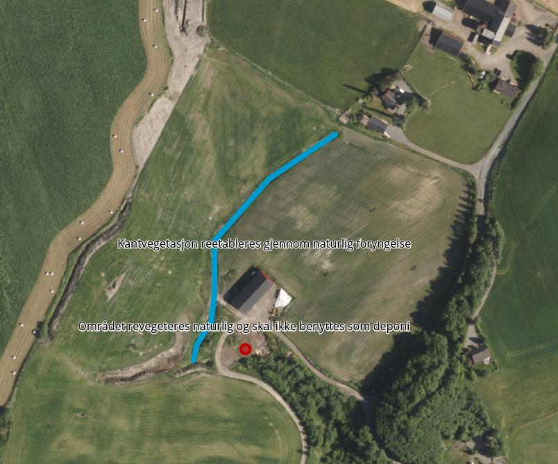 Innherred samkommune - Landbruk og naturforvaltningen Side 5 av 5 Vurdering etter Naturmangfoldloven Der er gjort oppslag i GINT-database for å eliminere forhold etter naturmangfoldlovens 8-12.