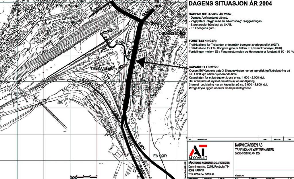 Trafikkbildet i sentrum