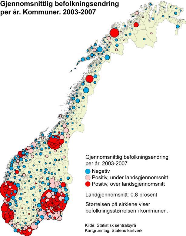 5 Alta som samfunn 1.1 Folk og bosetting Nasjonale trender I de 6 første månedene i 2009 økte befolkningen i Alta med 141 personer.