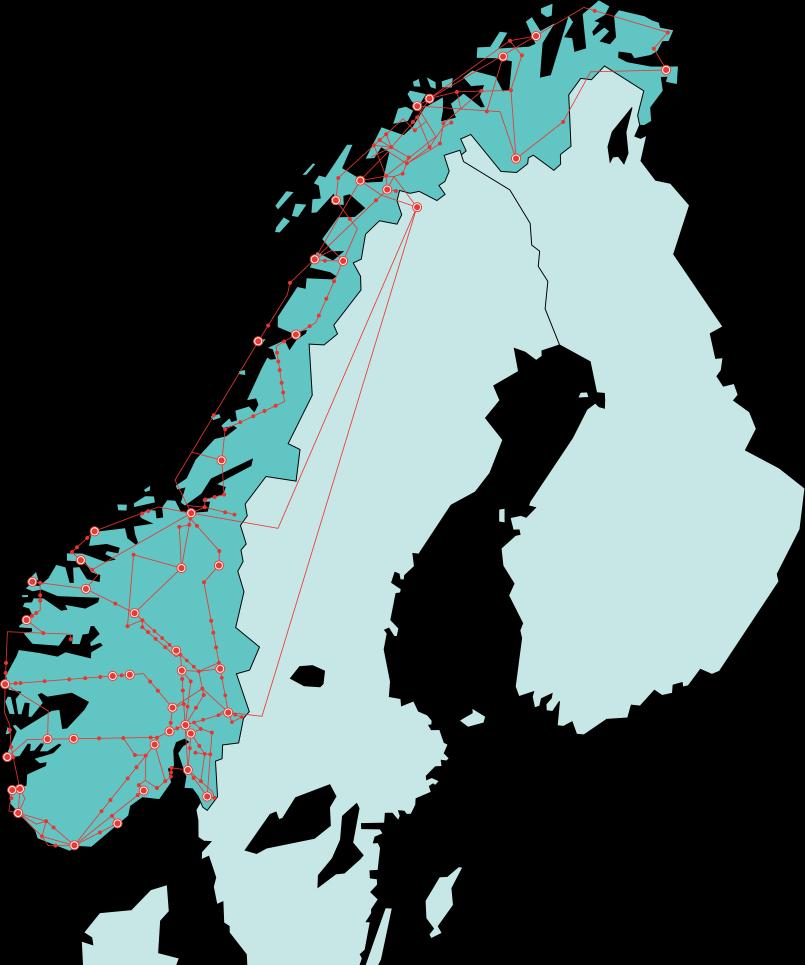 5 linjer om Broadnet Nasjonal aktør innen Datacom 45.