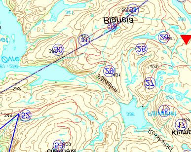 Døgnmønsteret varierer fra tidlig morgen til tidlig ettermiddag. Figur 47 Øvre Skjærlivatn nord grafisk kalender for skyggekast (worst case) Samlet Worst case belastningspotensiale er årlig ca.