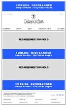 DIGITALE ANNONSER - TIDSSKRIFTET.NO TEKNISK DATA OG FORMATPLAN Tidsskriftet.