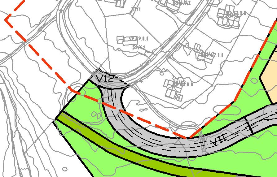 Plangrense for Trysilfjellet sør er tegnet med rød stiplet linje. 3.3 Temaplaner Energi- og klimaplan for Trysil kommune, KS 18.09.2007.