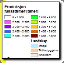 fullasttimer, med stedvis potensial opp mot 2600.