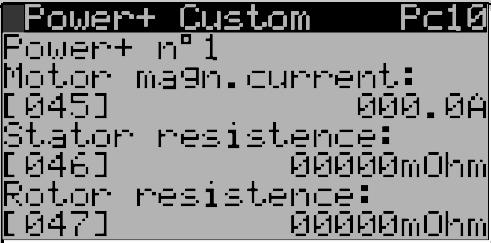 Parametre for PI-regulering for å følge og opprettholde den angitte hastighetsverdien.