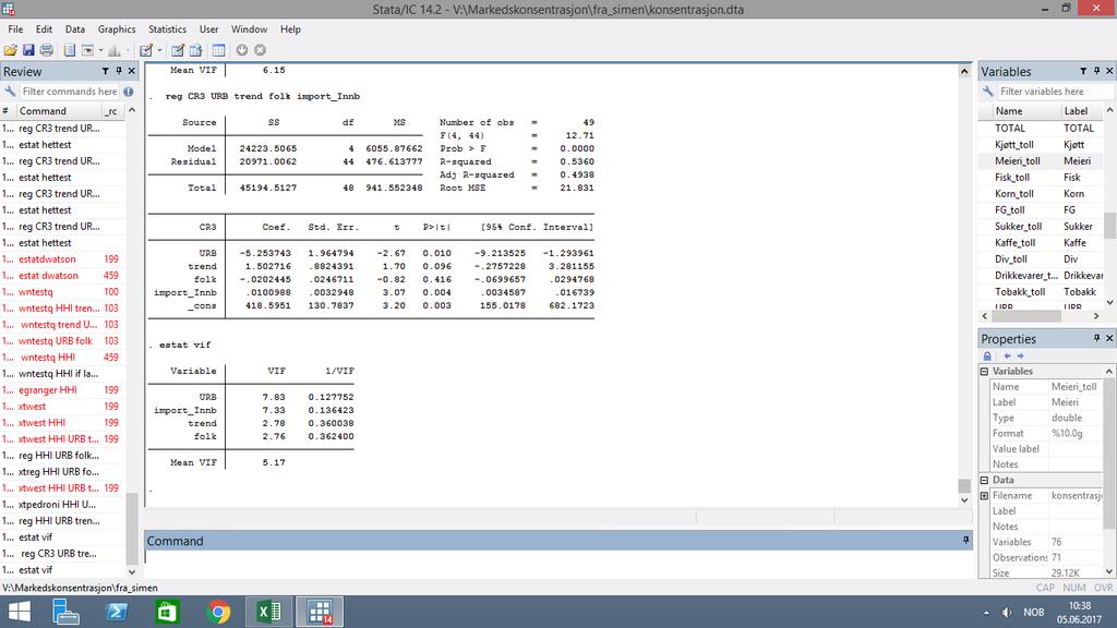 OLS-forutsetninger med CR 3