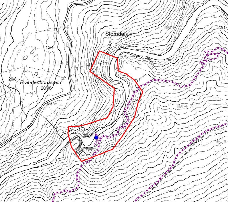 Lokaliteten er tidligere kartlagt av Anders Breili i Asplan Viak 7-8.10.2013, se Solvang m.fl.