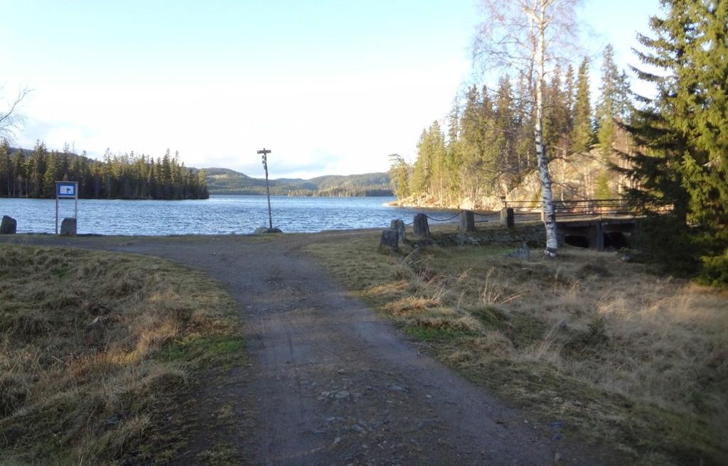 Konsekvenser av planforslaget Gjerdingen skole/dam Ved Gjerdingen fører innsjøen til at landskapet åpner seg, og ved dammen er det