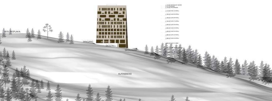 Planforslaget 3.4 Miljøstrategi Bærekraftige løsninger er en sentral del av prosjektet. Prosjektet er foreslått som case for det nasjonale satsingsprosjektet Zero Emission Buildings (ZEB).