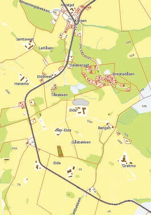 Tiltak Korsen nord og sør Nye gang- og sykkelveger Elda Korsen 28,9 mill kr Korsen - Hølbekken 46,2 mill.