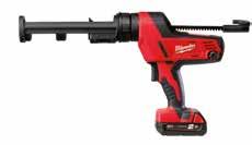 fungerer med alle Milwaukee M8 M8 GG-0 M8 GG-20C 2.0 40 min Trykk (bar) 62 62 Vekt med batteri (kg) 3.