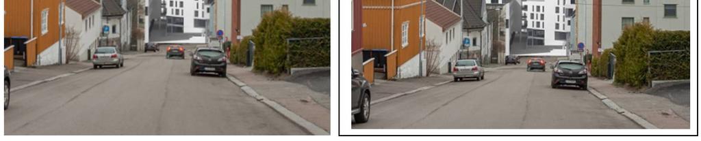 kote 39,8 m. Illustrasjonene under viser forskjellen på kote 39,5 m og kote 42,5 m sett fra Karlsrogate. Alle prosjekter i by er byutvikling, ikke eiendomsutvikling.