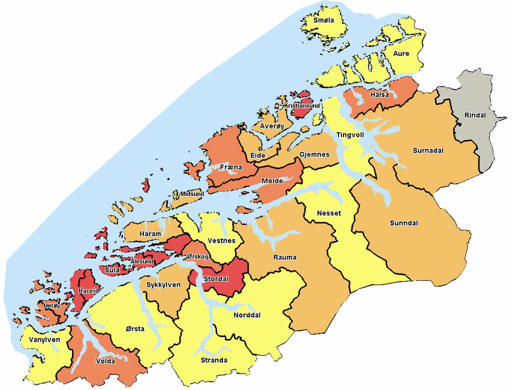 Brutto demografisk framskriving av