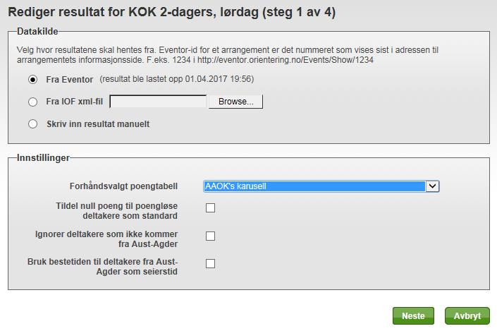 deltakere fra Aust-Agder som seierstid», for da blir jo ikke vestegdene regnet med.