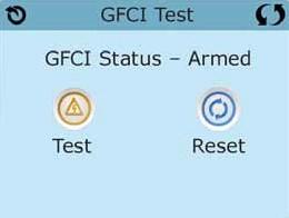 Utilities GFCI Test Feature Denne funksjonen skal ikke forekomme på Europeiske leveranser (CE-produkter).