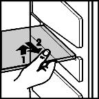 u Stille inn en lavere temperatur: Trykk på knappen Ned Fig. 3 (7). u Overta innstillingen: Trykk på OKknappen Fig. 3 (3). w Frysetemperaturen endrer seg langsomt til den nye verdien.