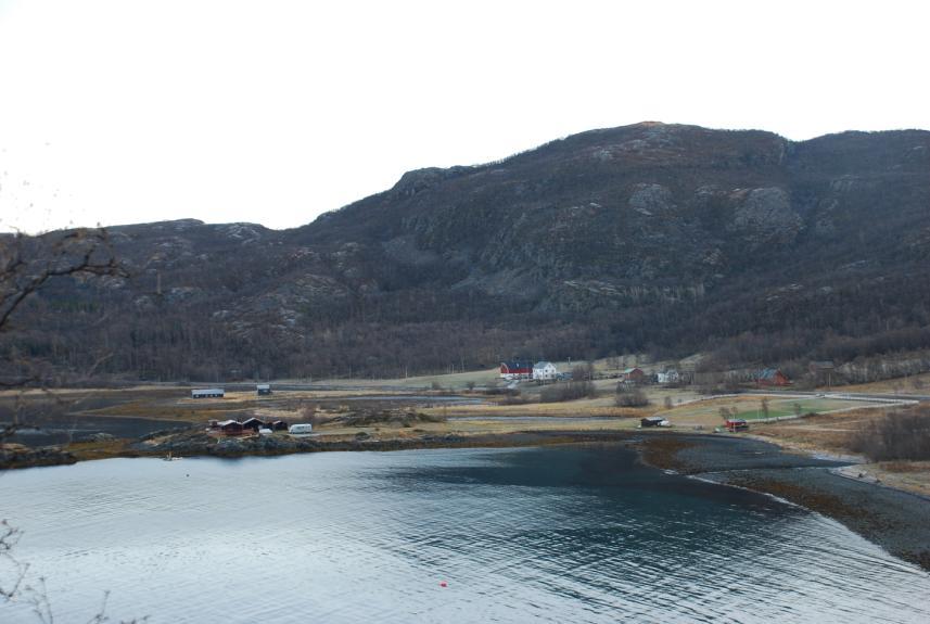 I utgangspunktet skulle vegen inn i en tunnel på