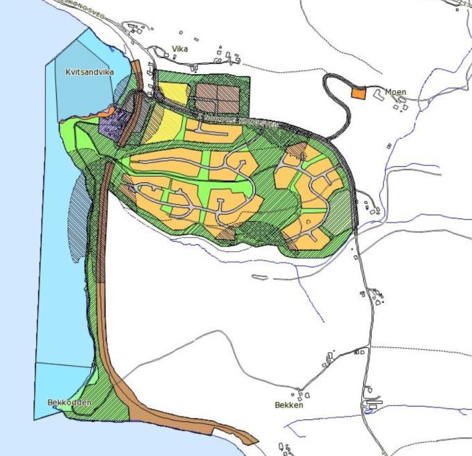 RINGSAKER AKTUELLE TILTAK PÅ DOVREBANEN INFORMASJON TIL PLANORUM 23. MAI 2012 SIDE 13 4.2 Planstatus Et utsnitt av kommuneplanen er vist nedenfor, sammen med et utsnitt av reguleringsplanen.