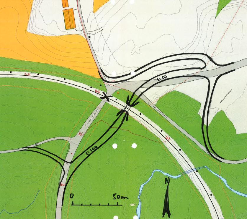 Eksisterende planovergang inngår i gjeldende reguleringsplan, men området hvor ny undergang tenkes plassert, er pr i dag uregulert.