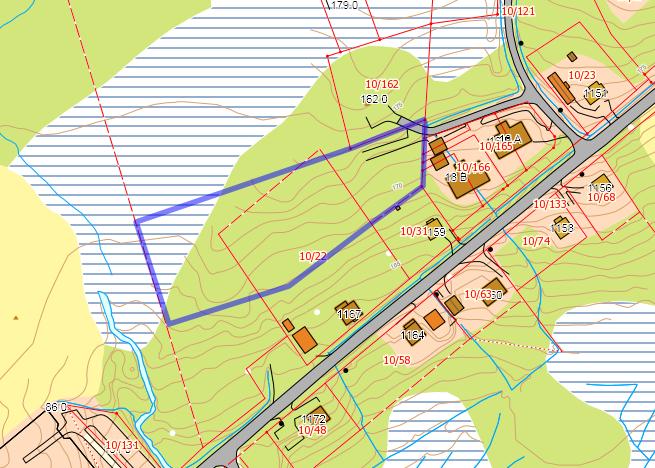 B-9 Innspill fra: Gjemnes kommune, grunneiere bnr 22: B. Leirvik, bnr 47: W. Kviebakk/G. Rotlid Område: Mindre utvidelse av Heggem boligfelt, ca. 4,6 daa.