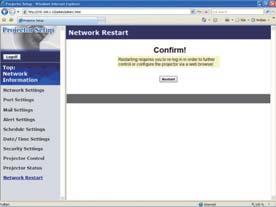 3.1.12 Network Restart (Omstart av nettverk) 3.