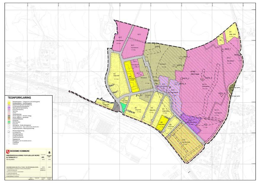 Planene OMRÅDEREGULERINGSPLANER Kjeller Nord -
