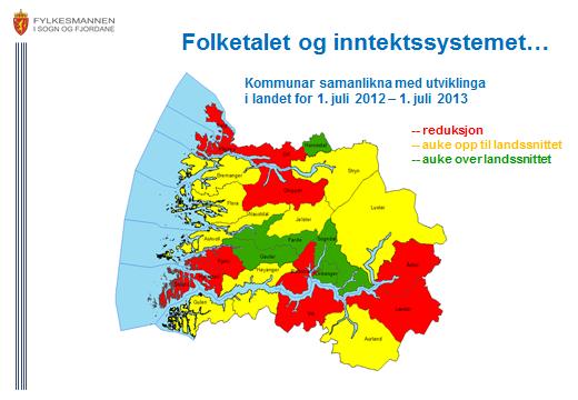 BUDSJETT 214 - MED ØKONOMIPLAN 214-217 Om folketalsutviklinga og inntektssystemet: Det var 829 innbyggjarar i Solund pr. 1/7. Dette er teljetidspunktet for å fastsetje neste års frie inntekter.