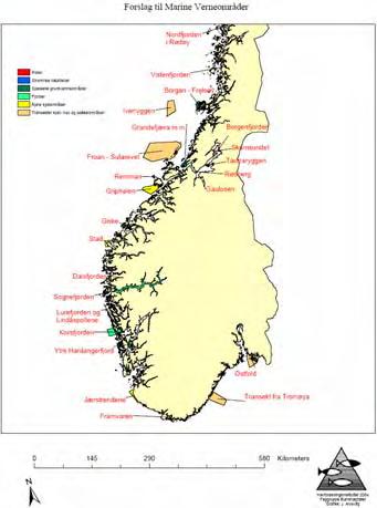 Vedlegg I gir oversikt over artenes sårbarhet over året for SMO sjøfugl og SMO marine pattedyr. Arbeidet med marin verneplan viser til betydningen av å sikre at disse bevares og overvåkes.