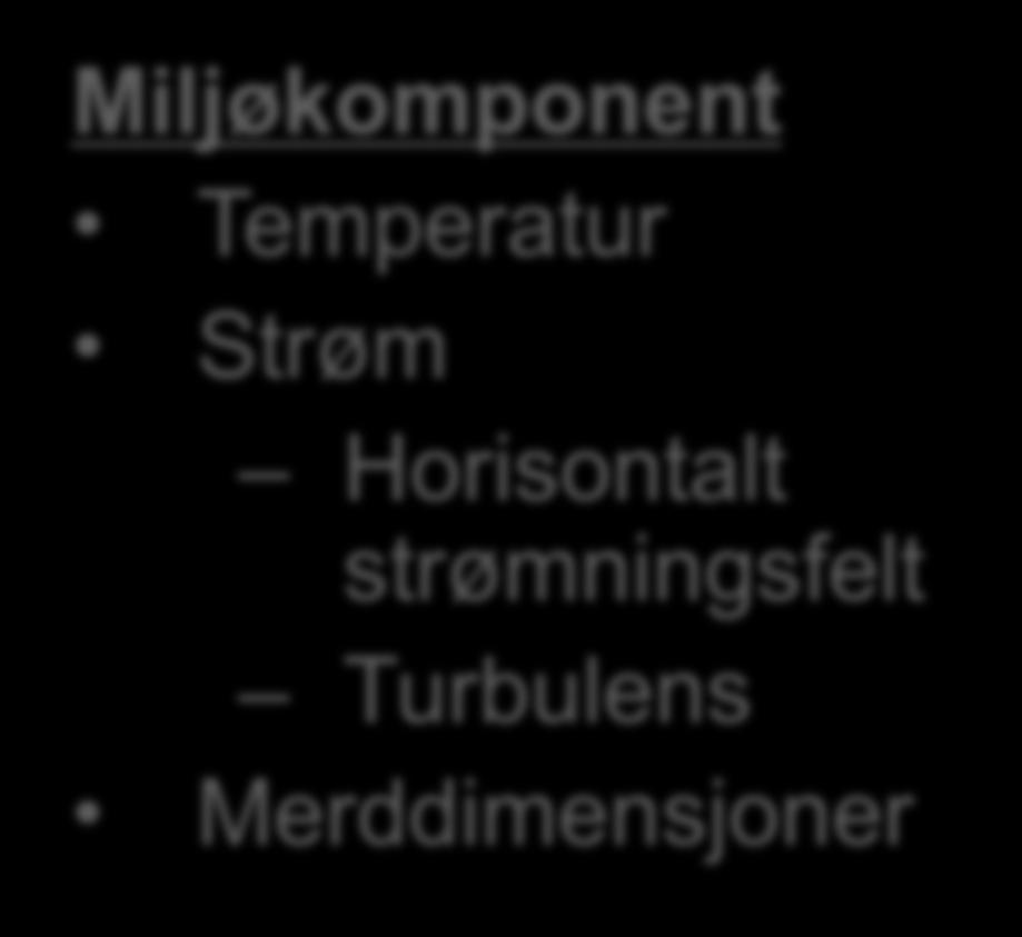 Horisontalt strømningsfelt Turbulens